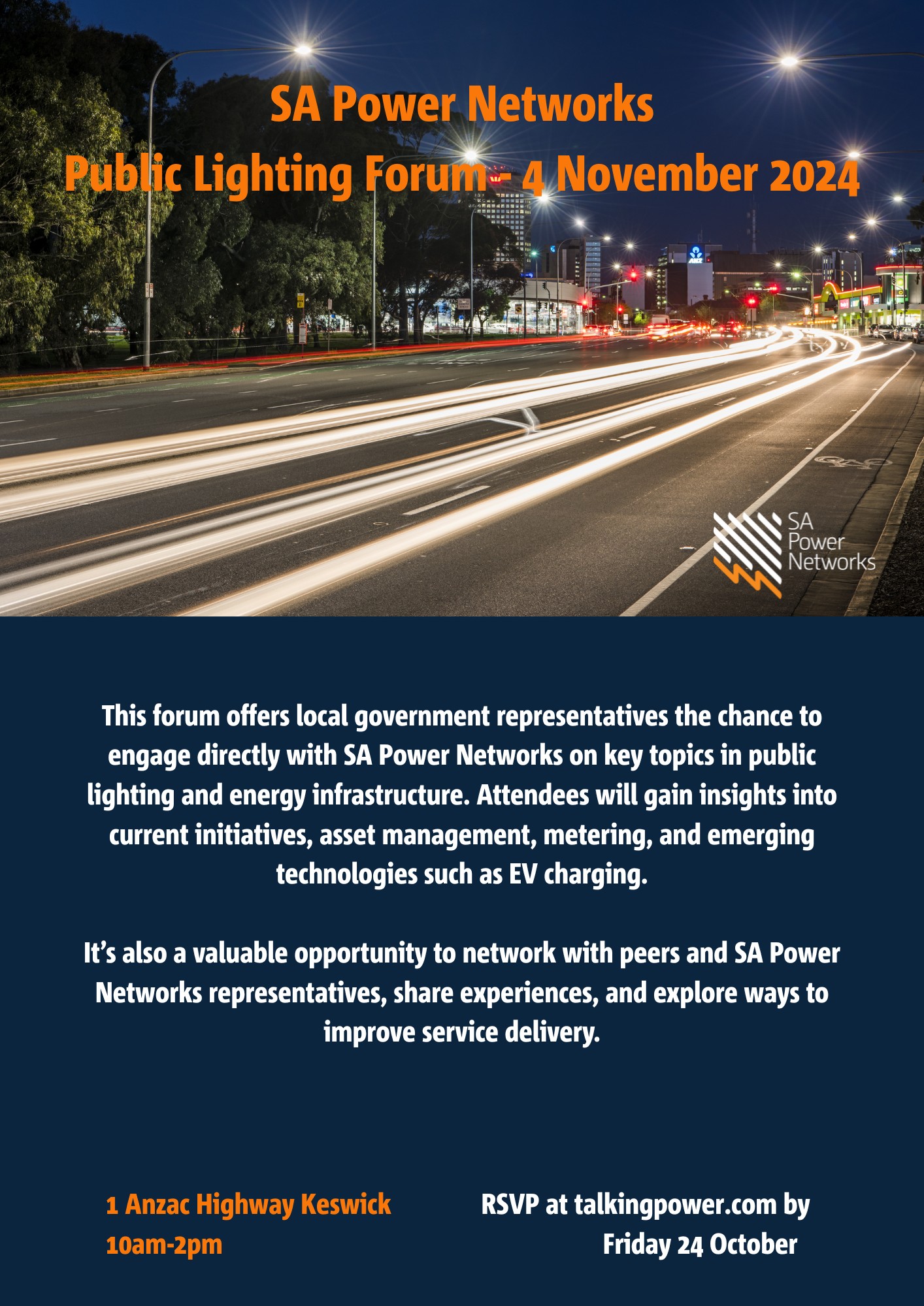 Public Lighting Forum Flyer
